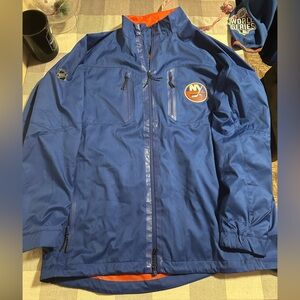NEW YORK ISLANDERS FANATICS AUTHENTIC PRO NHL FULL ZIP BLUE JACKET XL NEW